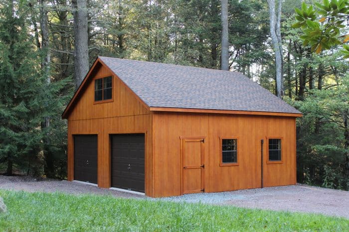 PA Two Story Garage Custom Amish Built Near Lehigh 