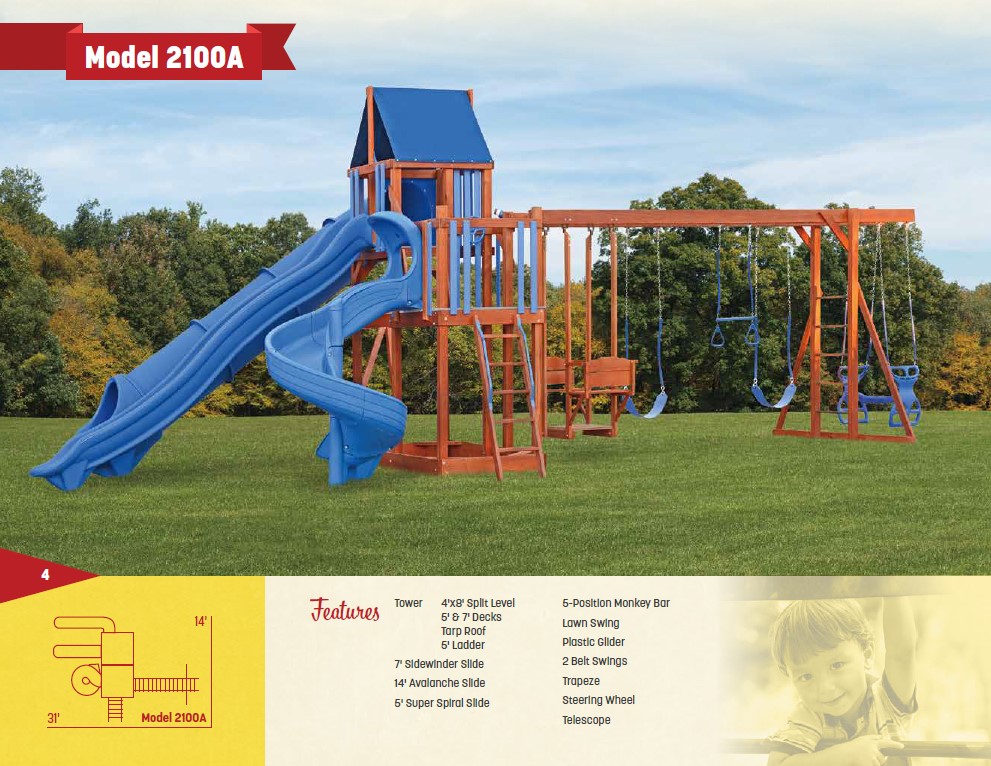 PA Wood Play Sets Amish Built For Kids Located in Pennsylvania and