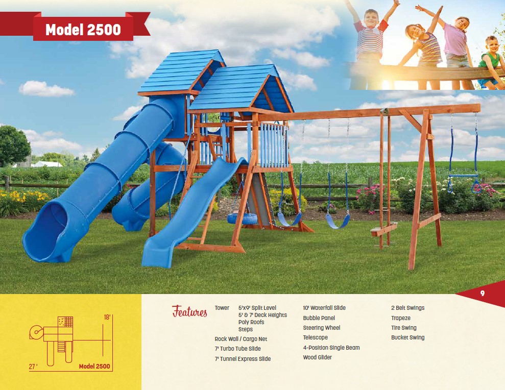 PA Wood Play Sets Amish Built For Kids Located in Pennsylvania and