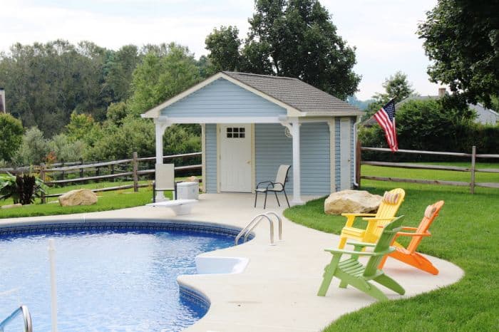 amish custom pool houses near allentown garage company